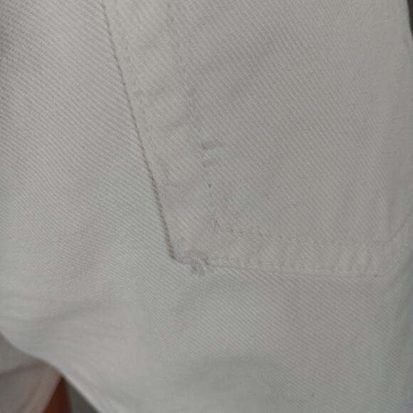 Vintage Get! Bermuda Shorts Size Junior 11/12 White 5 Working Pockets - Picture 4 of 12